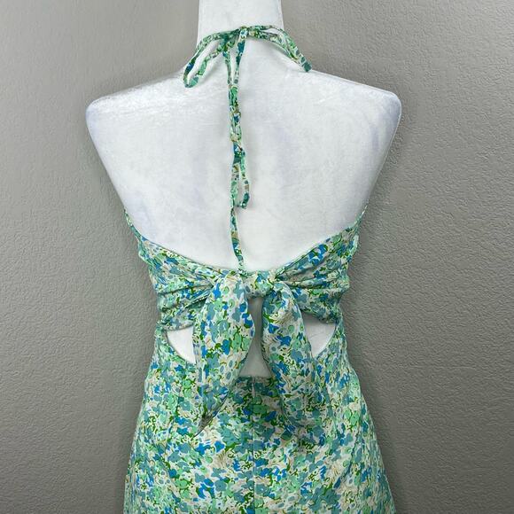 Faithfull the Brand Gaia Sleeveless Mini Dress Varenna Floral Print 4/Medium NWT - Picture 10 of 15